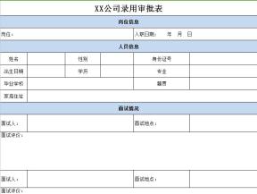 录用审批及入职引导
