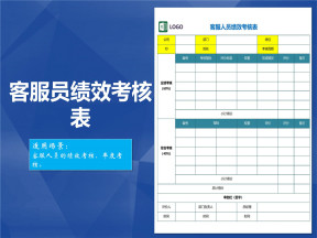员工绩效考核表