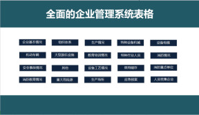企业管理系统表格