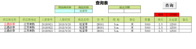 进销存入库管理