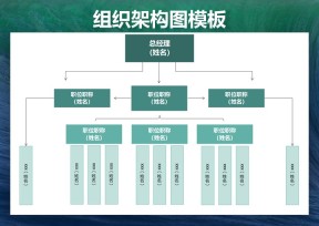 组织架构图模板
