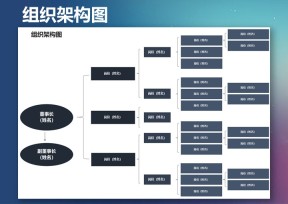 组织架构图模板