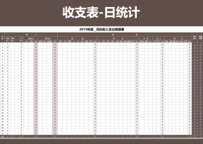 收支表-日统计