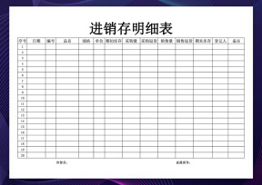 进销存-仓库进销存