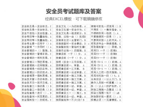 安全员考试题库及答案