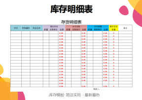 购销存明细表