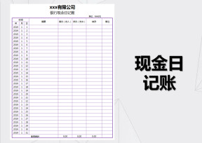 现金日记账(流水账)