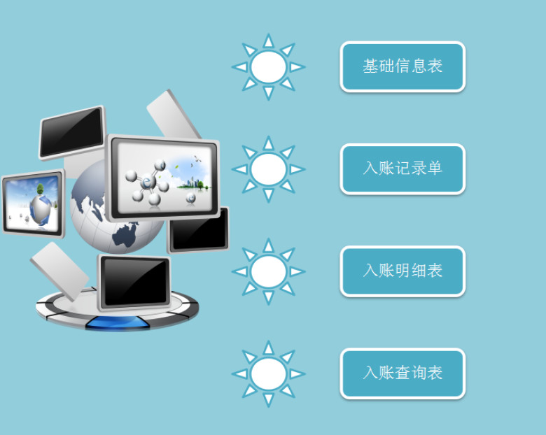 记账管理系统表（可查询）