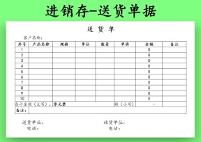 进销存-送货单据