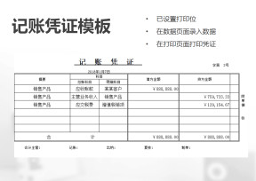 记账凭证模板A4三张
