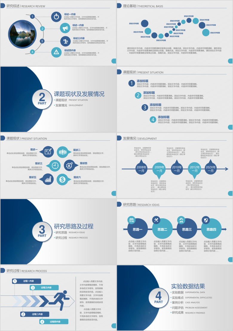 创意简约实用毕业论文ppt