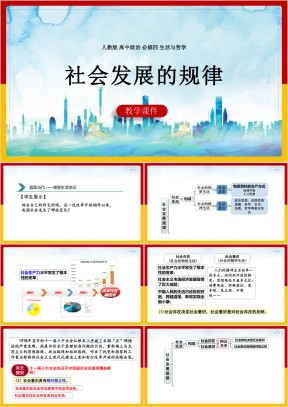 高中思想政治人教版必修四《社会发展的规律》课件
