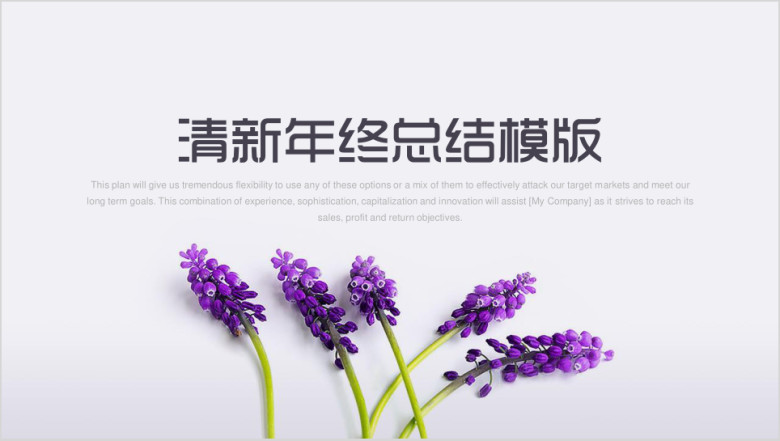 年终总结计划ppt模板