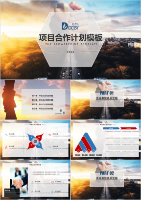 项目合作计划模板ppt