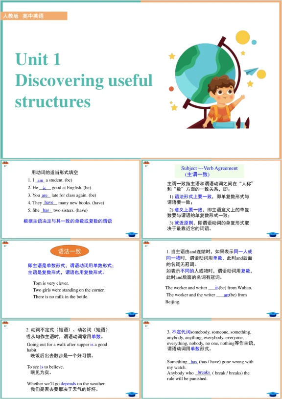 高中英语人教版必修4《grammer》课件