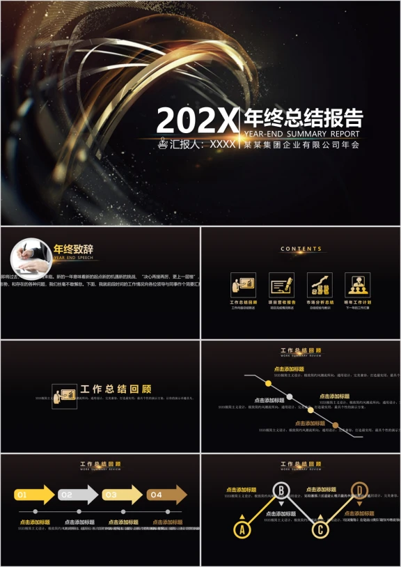 年终总结报告ppt