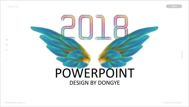 美式风格商务ppt模板