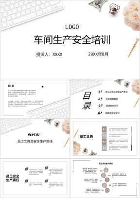 车间生产安全培训PPT课件