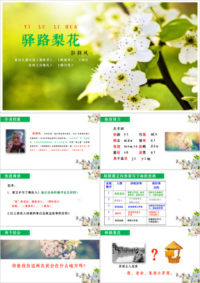 初中语文人教版七年级下册《驿路梨花》教育教学课件