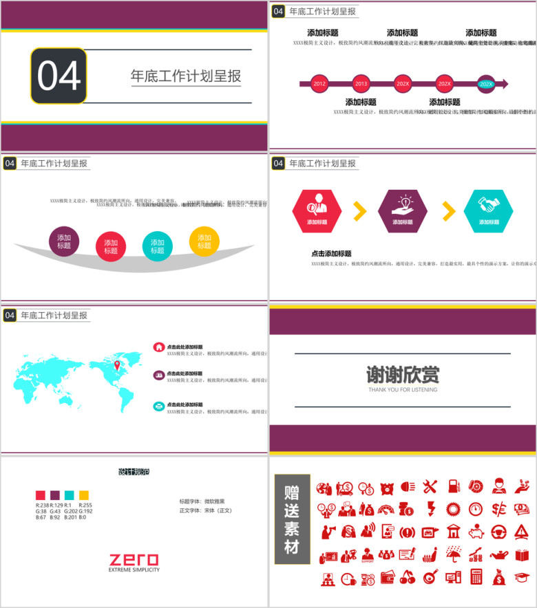 鸡年工作总结汇报ppt