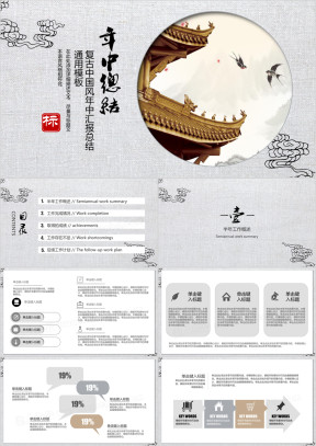 年中汇报总结ppt模板
