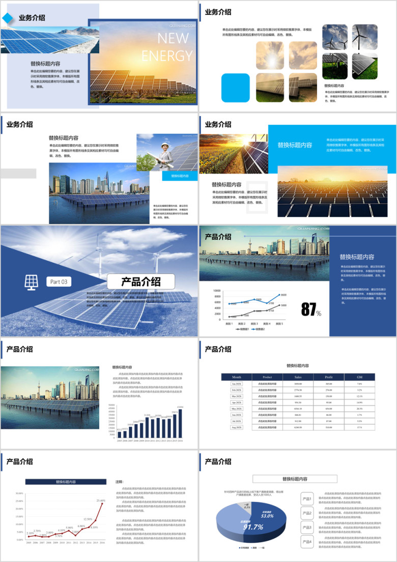 环保新能源企业业务介绍ppt