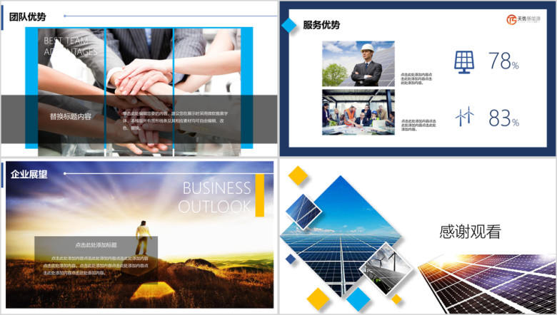 环保新能源企业业务介绍ppt