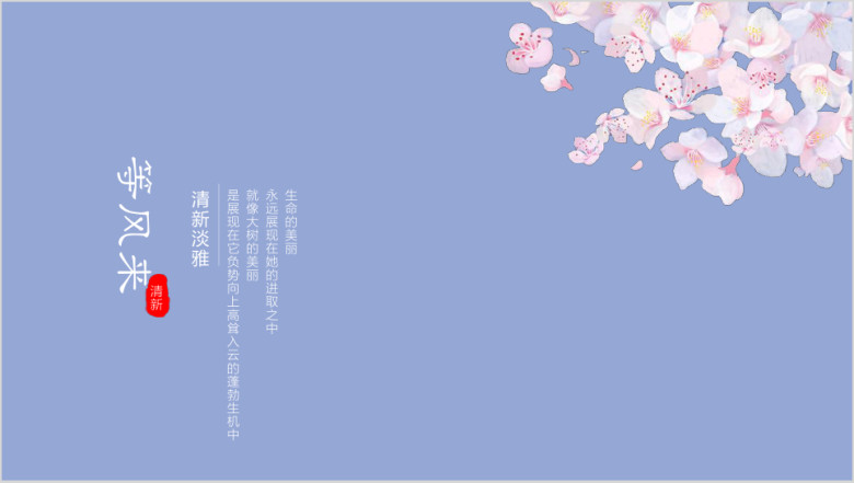 简约风清新淡雅工作总结工作计划ppt