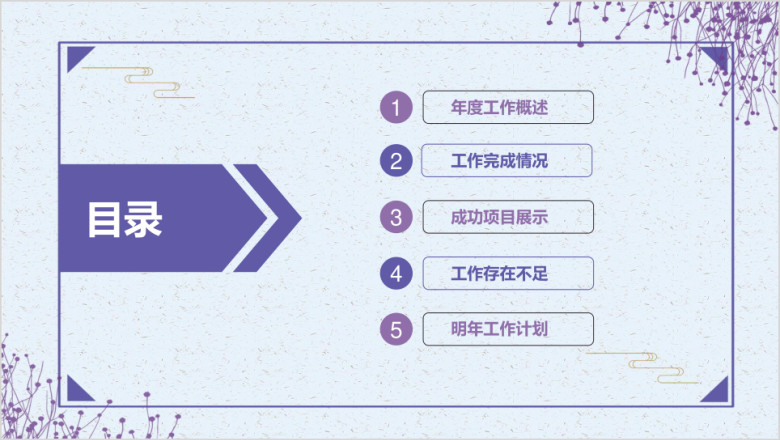 唯美文艺花卉商务工作通用ppt