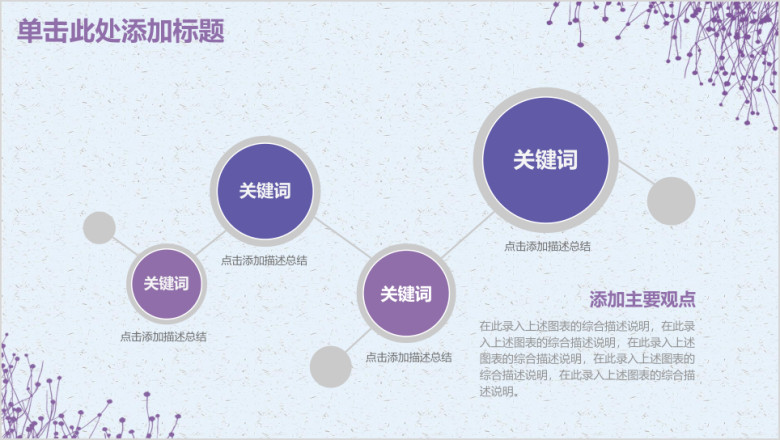 唯美文艺花卉商务工作通用ppt