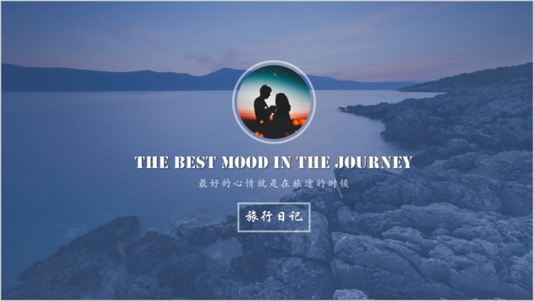 时尚杂志风旅行日志旅游画册相册ppt