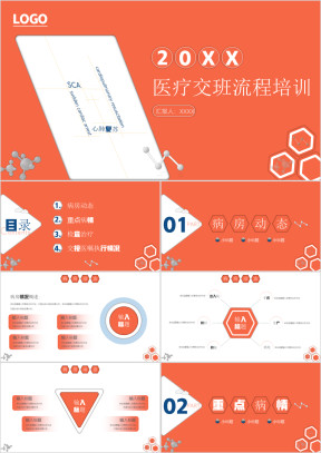 医疗行业培训课件汇报模板