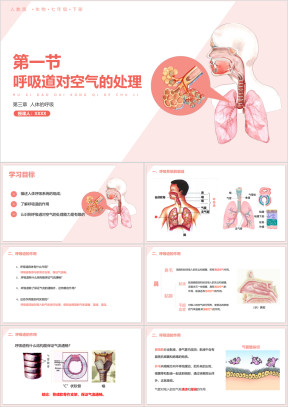 初中生物人教版七年级下册《呼吸道对空气的处理》教育教学课件