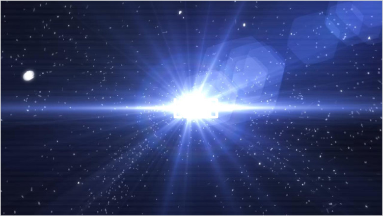 震撼开场唯美极致星空总结汇报ppt模板