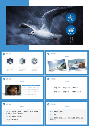 初中语文人教版九年级《海燕》教育教学课件