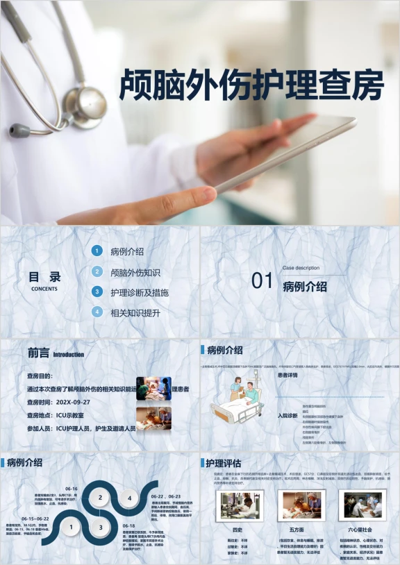 颅脑外伤护理查房ppt