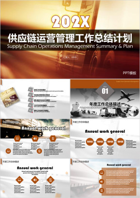 企业供应链运营管理工作总结计划ppt模板