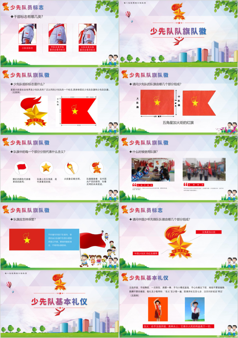 少先队礼仪知识ppt