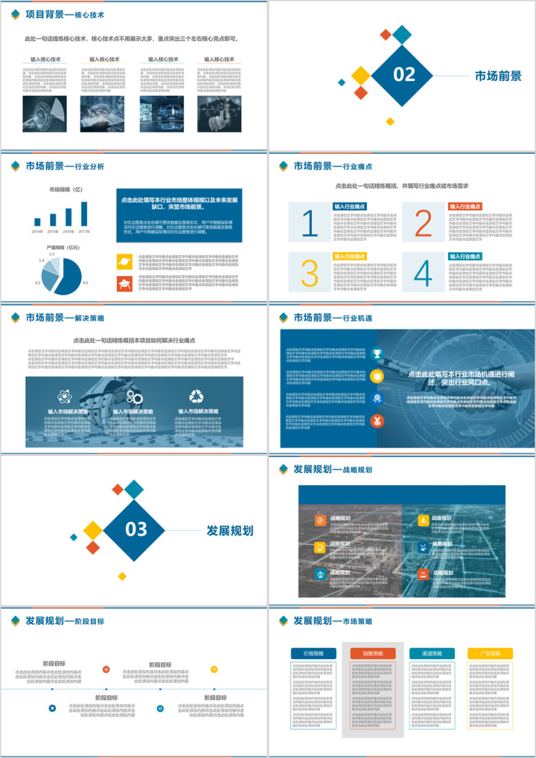 智能科技项目创业融资计划书ppt