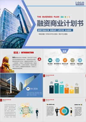 定制级高端大气商业计划书ppt