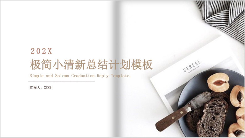 精致小清新工作总结模板（总结计划03）ppt