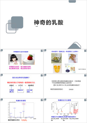 高中化学人教版必修一《神奇的乳酸》课件