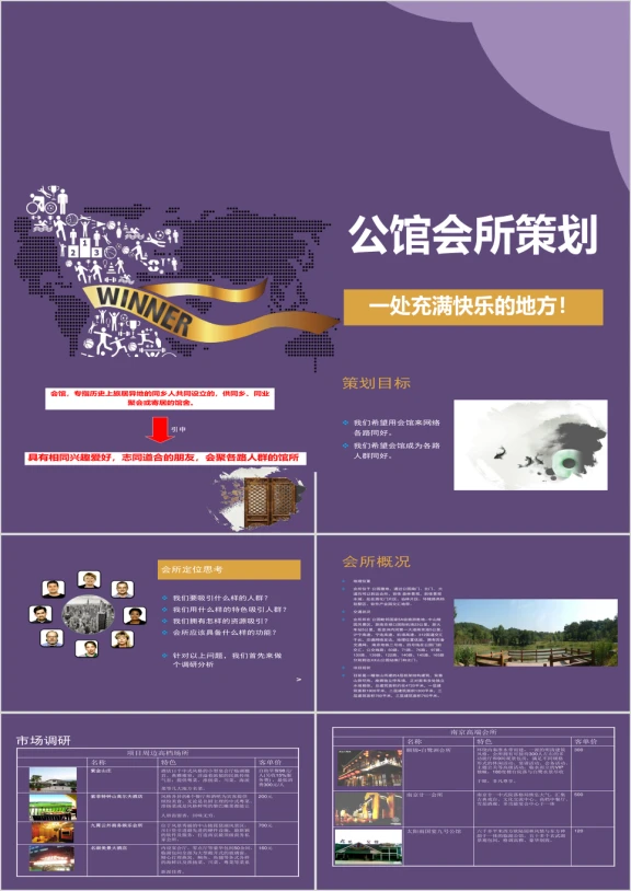 公馆会所策划方案ppt