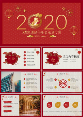 2020鼠年年会策划方案ppt