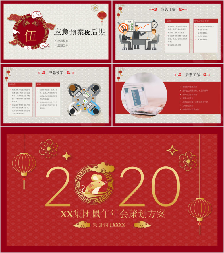 2020鼠年年会策划方案ppt