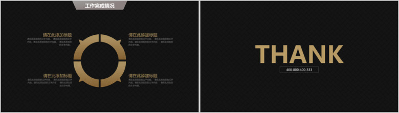 高端黑金商务商业工作汇报商业计划书创业ppt模板