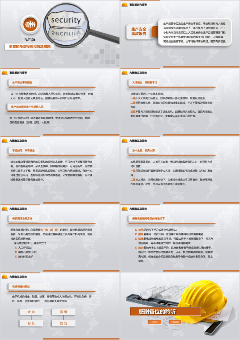 完整内容 员工培训 安全培训 企业培训ppt