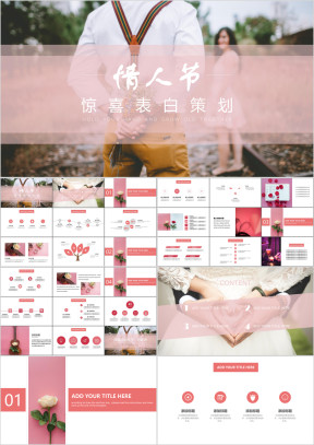 情人节表白活动策划ppt模板