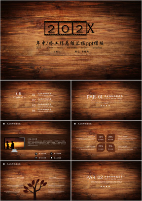 木质纹理总结计划ppt
