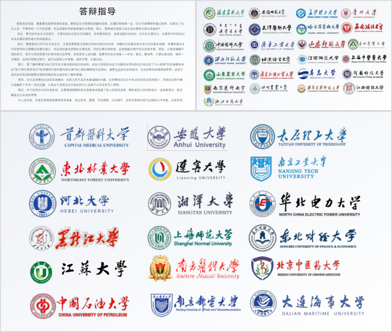 中国石油大学-北京毕业答辩模板ppt